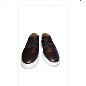 NEW Bruno Magli Phoster BM600575 Mens Brown Made In Italy Designer Sneakers 9.5